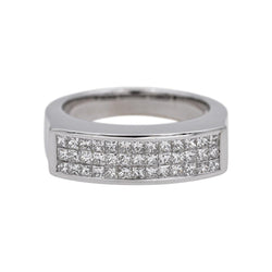 Bague en or blanc et diamants - Castafiore