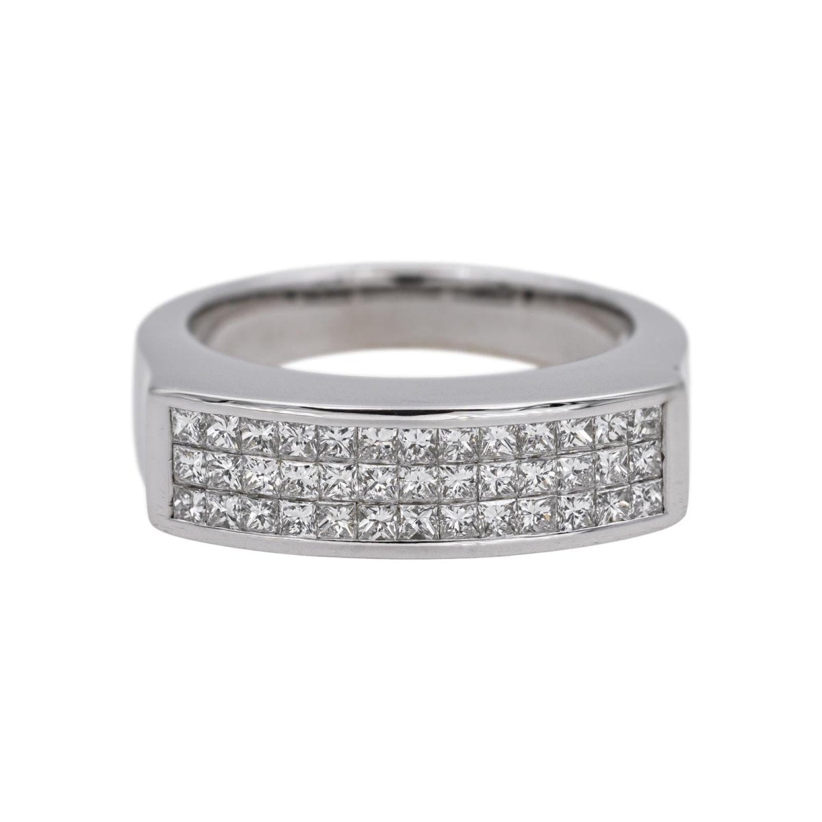 Bague en or blanc et diamants - Castafiore