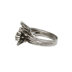 Bague en or blanc et diamants - Castafiore