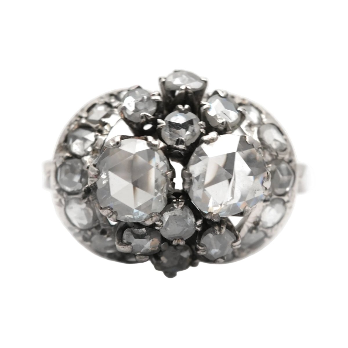 Bague en or blanc et diamants - Castafiore