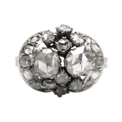 Bague en or blanc et diamants - Castafiore