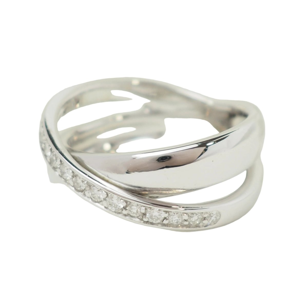 Bague en or blanc et diamants - Castafiore