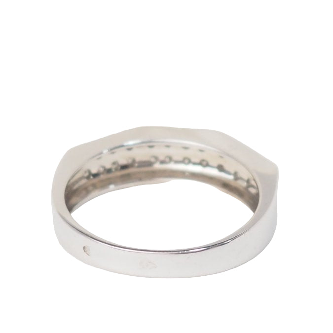 Bague en or blanc et diamants - Castafiore