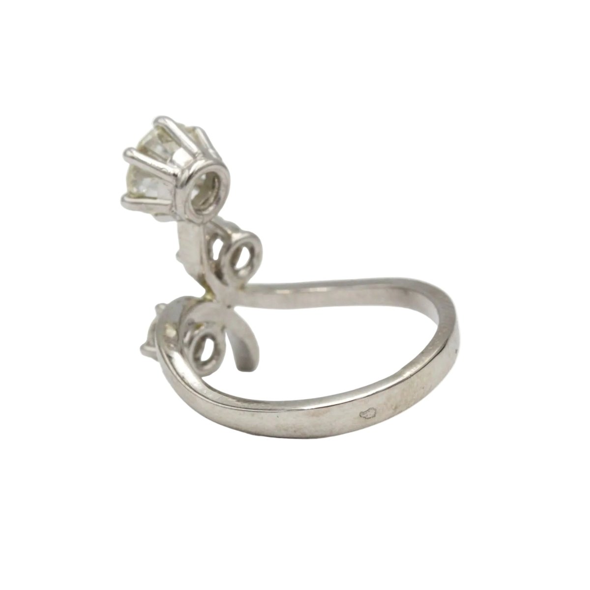 Bague en or blanc et diamants - Castafiore