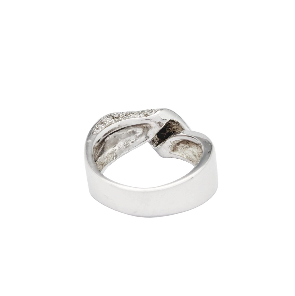Bague en or blanc et diamants - Castafiore