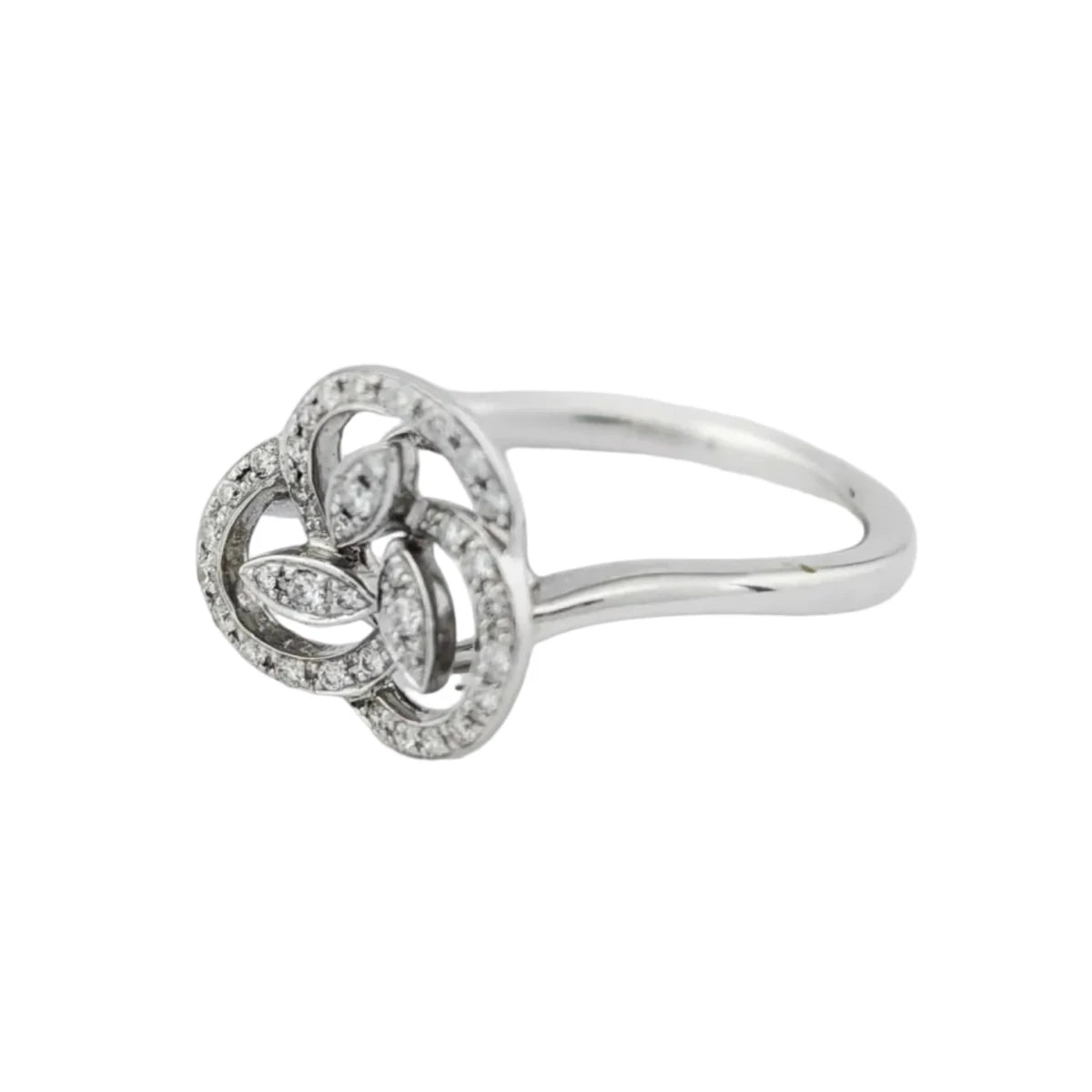 Bague en or blanc et diamants - Castafiore