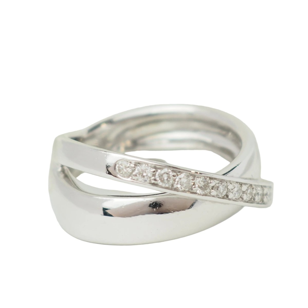 Bague en or blanc et diamants - Castafiore