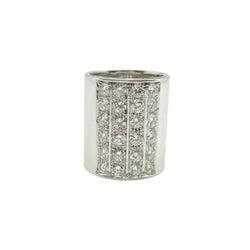 Bague en or blanc et diamants - Castafiore