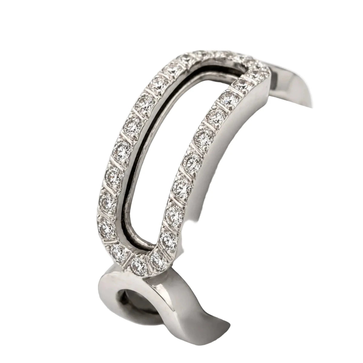 Bague en or blanc et diamants - Castafiore