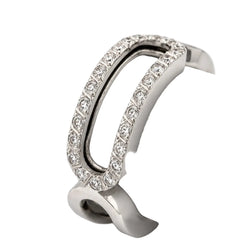 Bague en or blanc et diamants - Castafiore