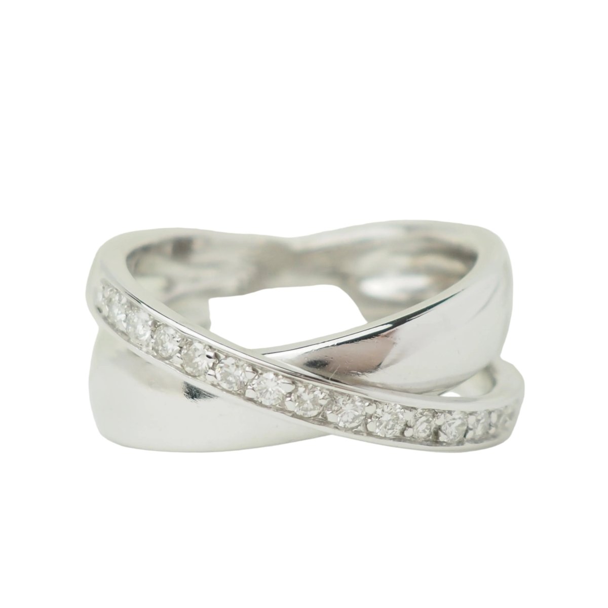 Bague en or blanc et diamants - Castafiore