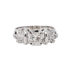 Bague en or blanc et diamants - Castafiore
