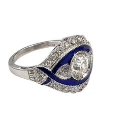 Bague en or blanc et diamants - Castafiore