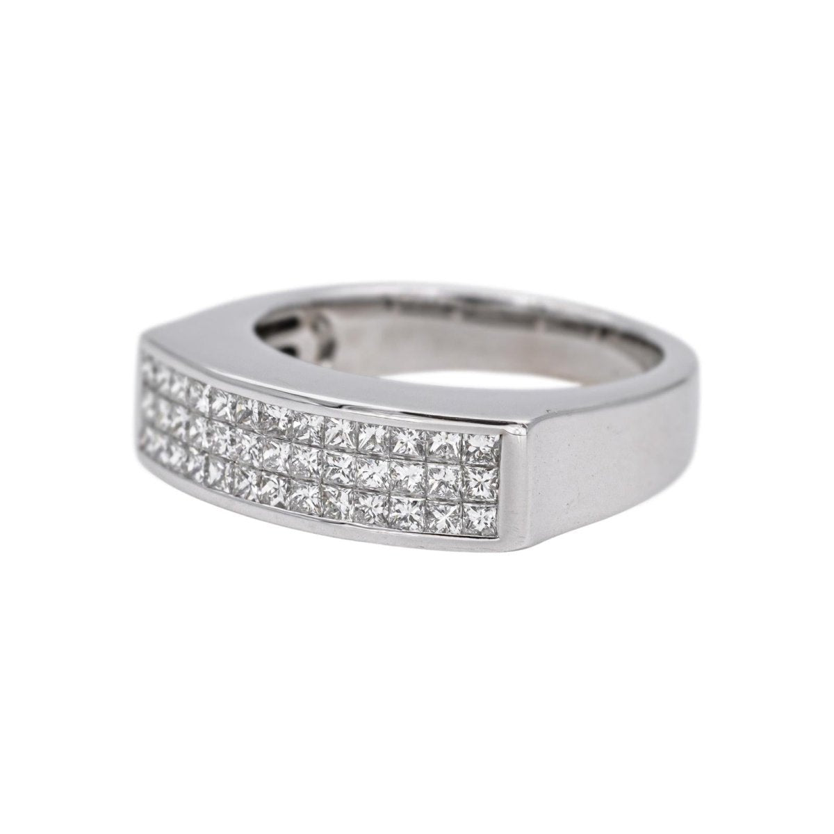 Bague en or blanc et diamants - Castafiore
