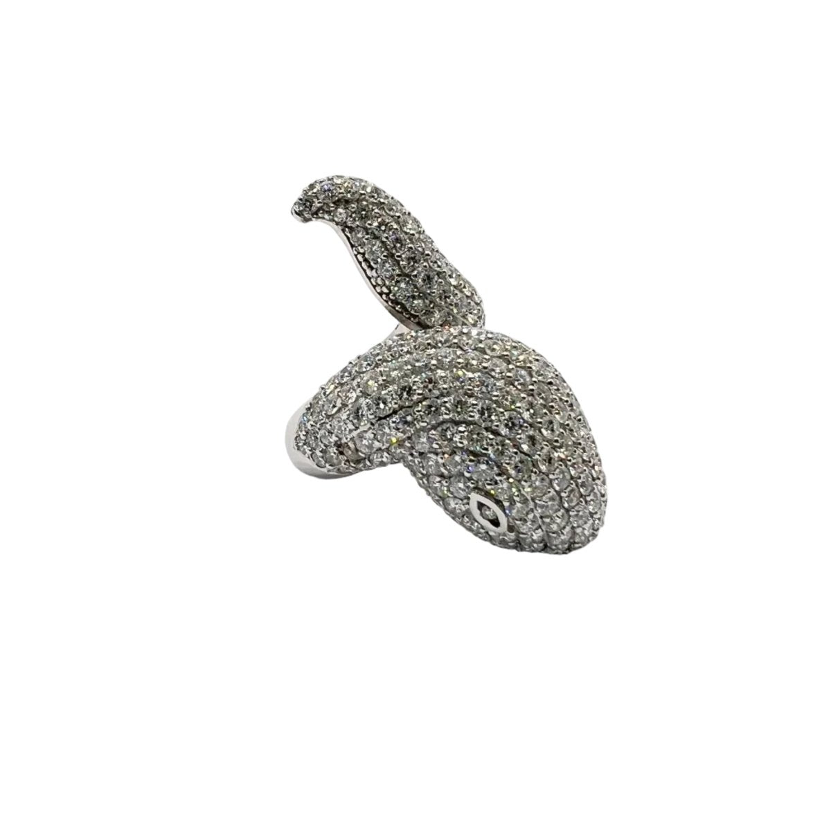 Bague en or blanc et diamants - Castafiore