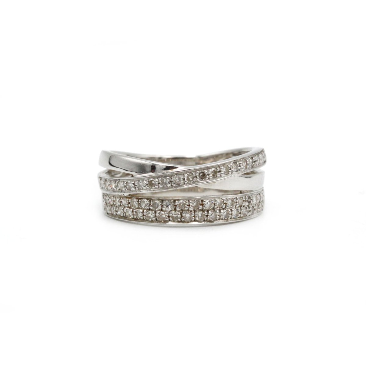Bague en or blanc et diamants - Castafiore