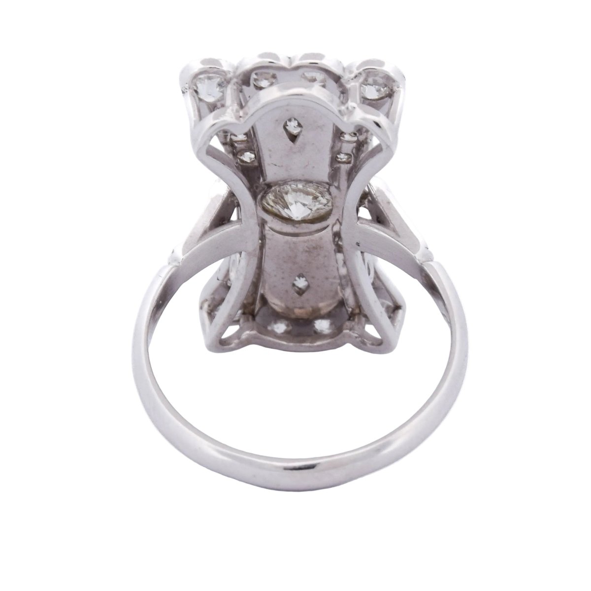 Bague en or blanc et diamants - Castafiore