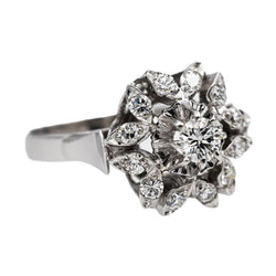 Bague en or blanc et diamants - Castafiore