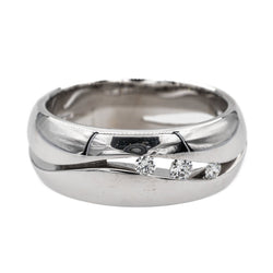 Bague en or blanc et diamants - Castafiore