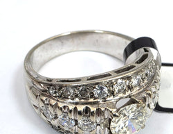 Bague en or blanc et diamants - Castafiore