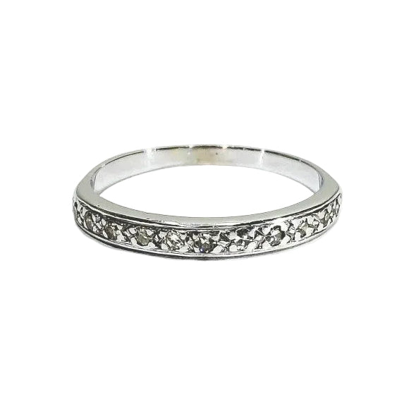 Bague en or blanc et diamants - Castafiore