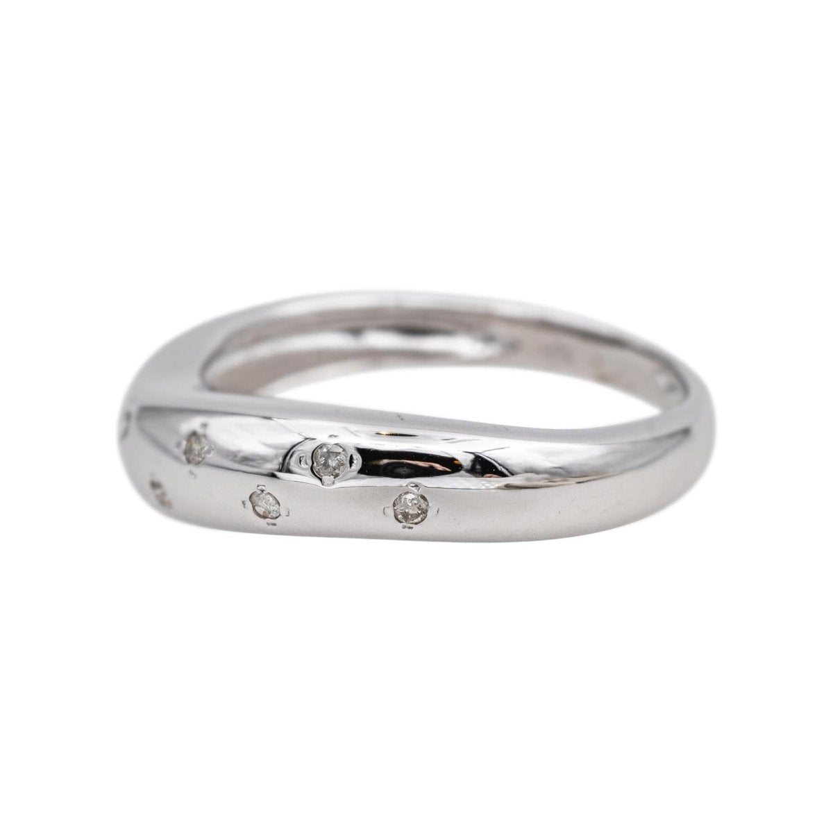 Bague en or blanc et diamants - Castafiore