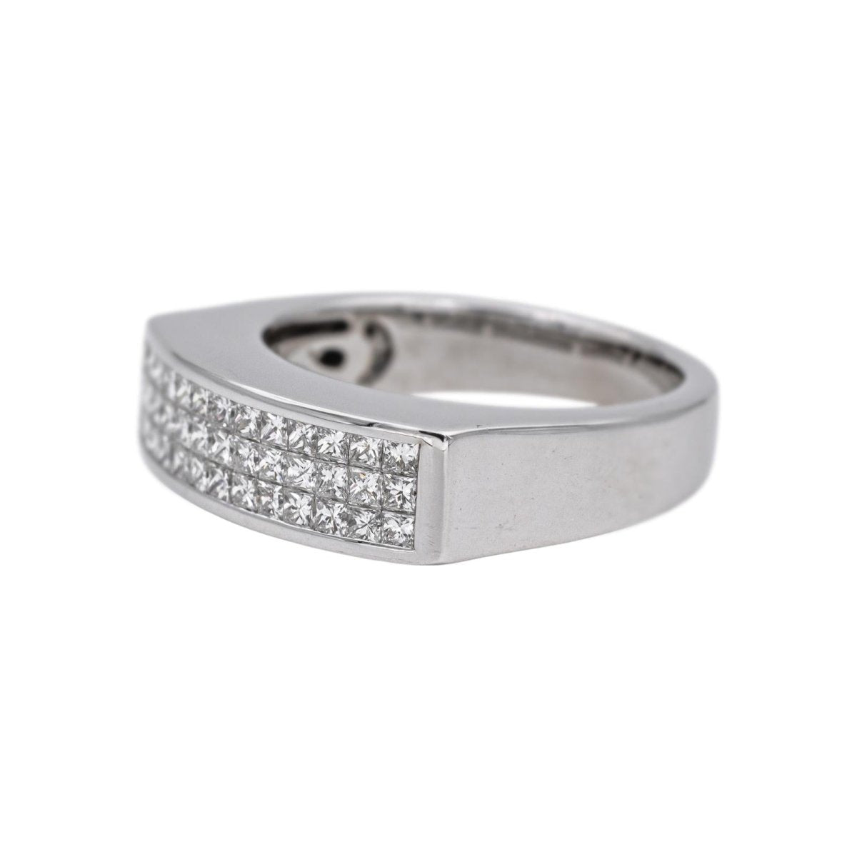 Bague en or blanc et diamants - Castafiore