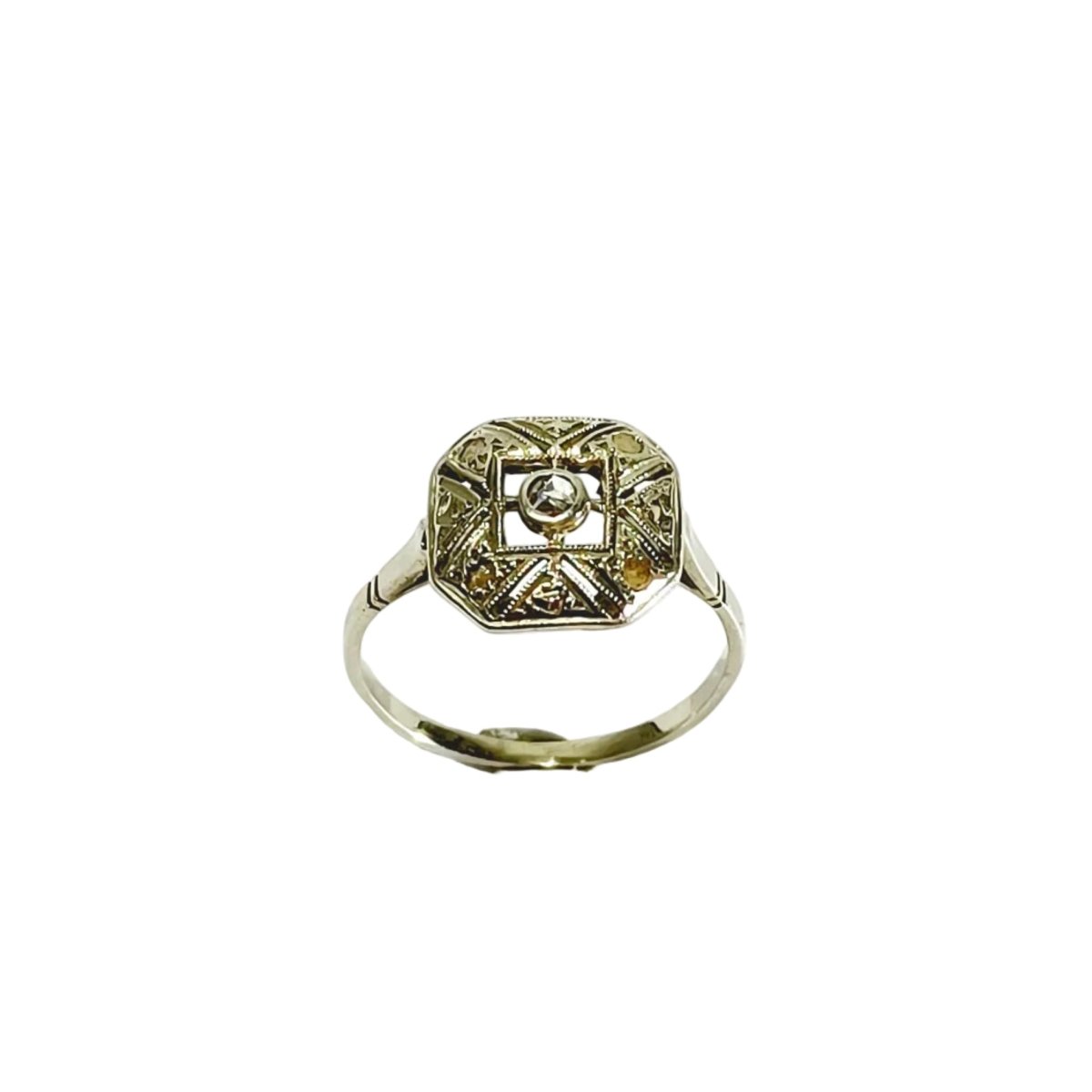 Bague en or blanc et diamants - Castafiore