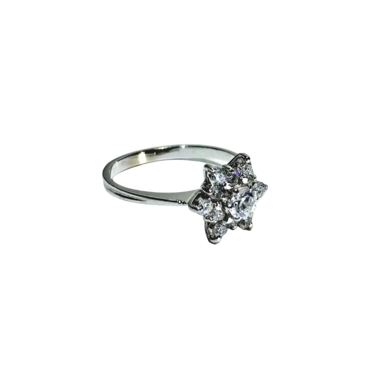Bague en or blanc et diamants - Castafiore