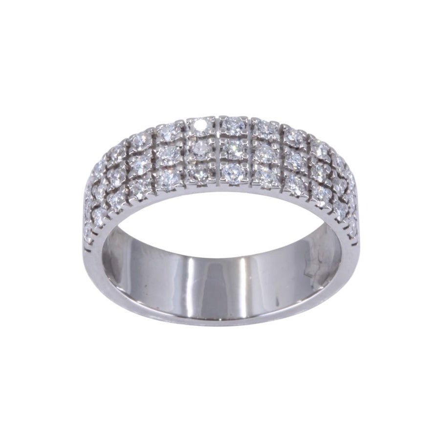 Bague en or blanc et diamants - Castafiore