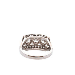 Bague en or blanc et diamants - Castafiore