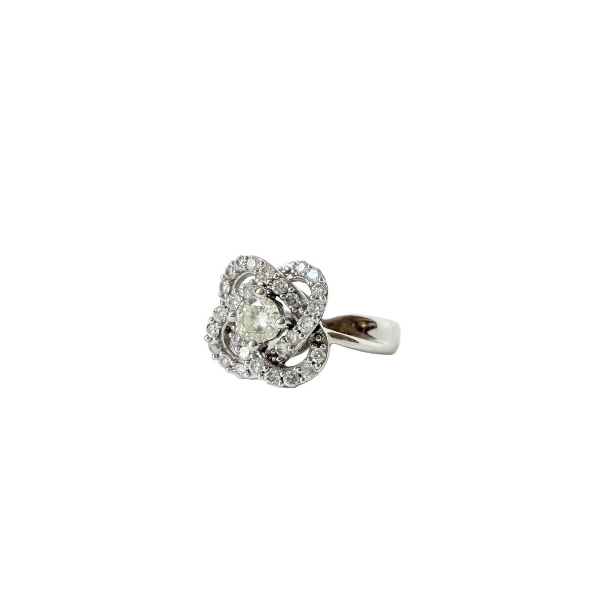Bague en or blanc et diamants - Castafiore