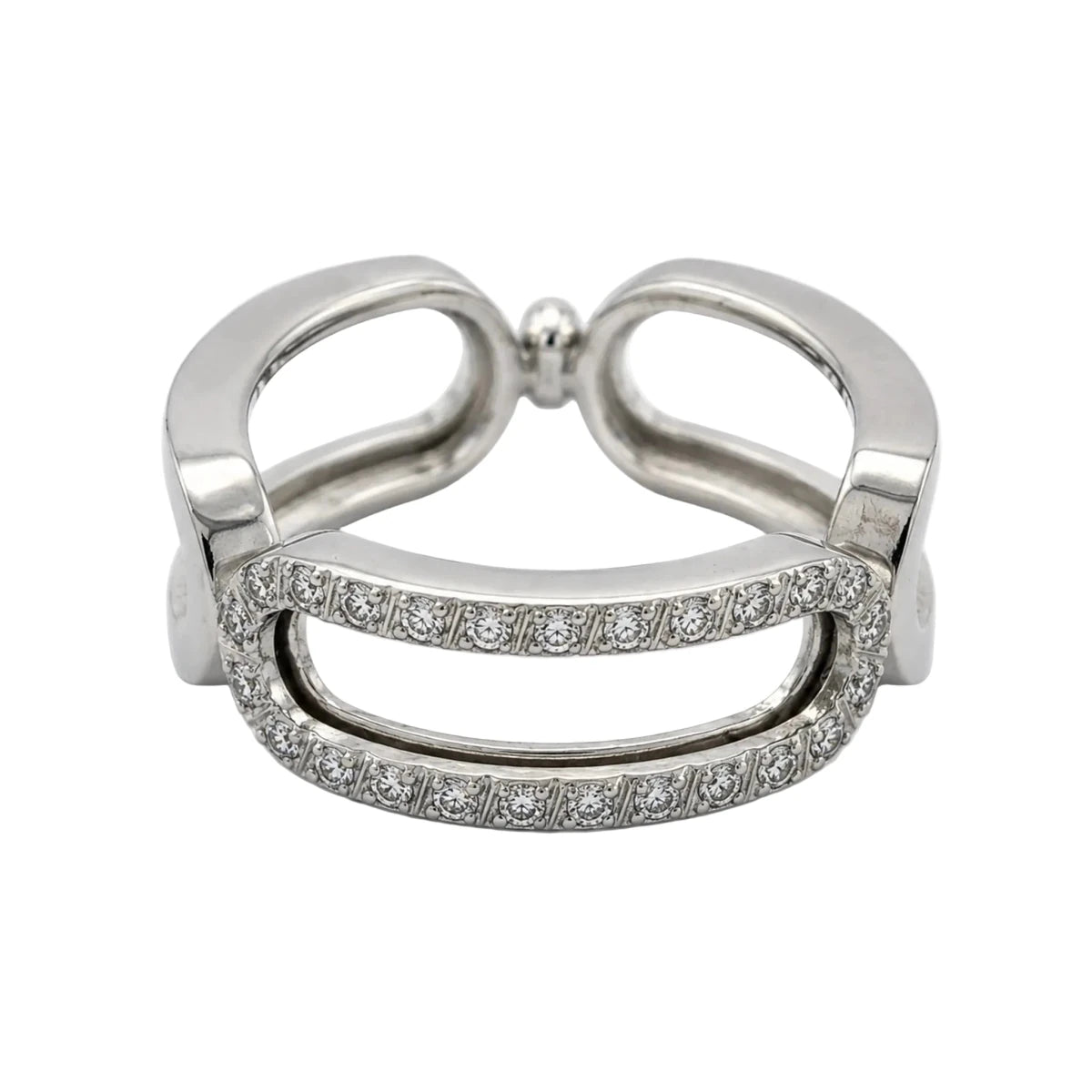 Bague en or blanc et diamants - Castafiore