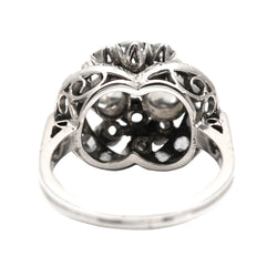 Bague en or blanc et diamants - Castafiore