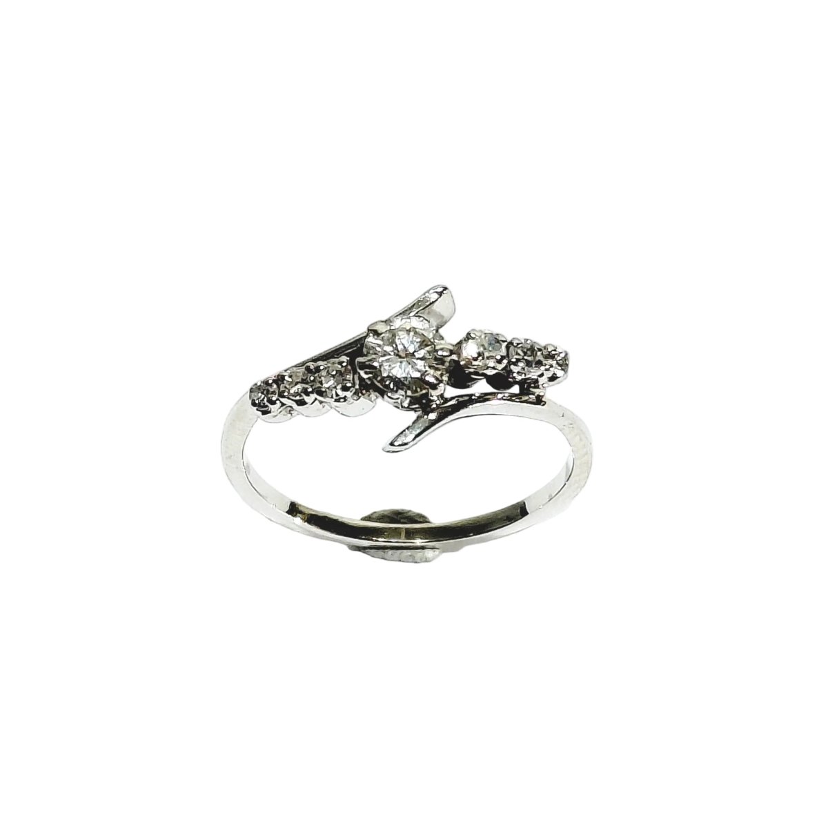 Bague en or blanc et diamants - Castafiore
