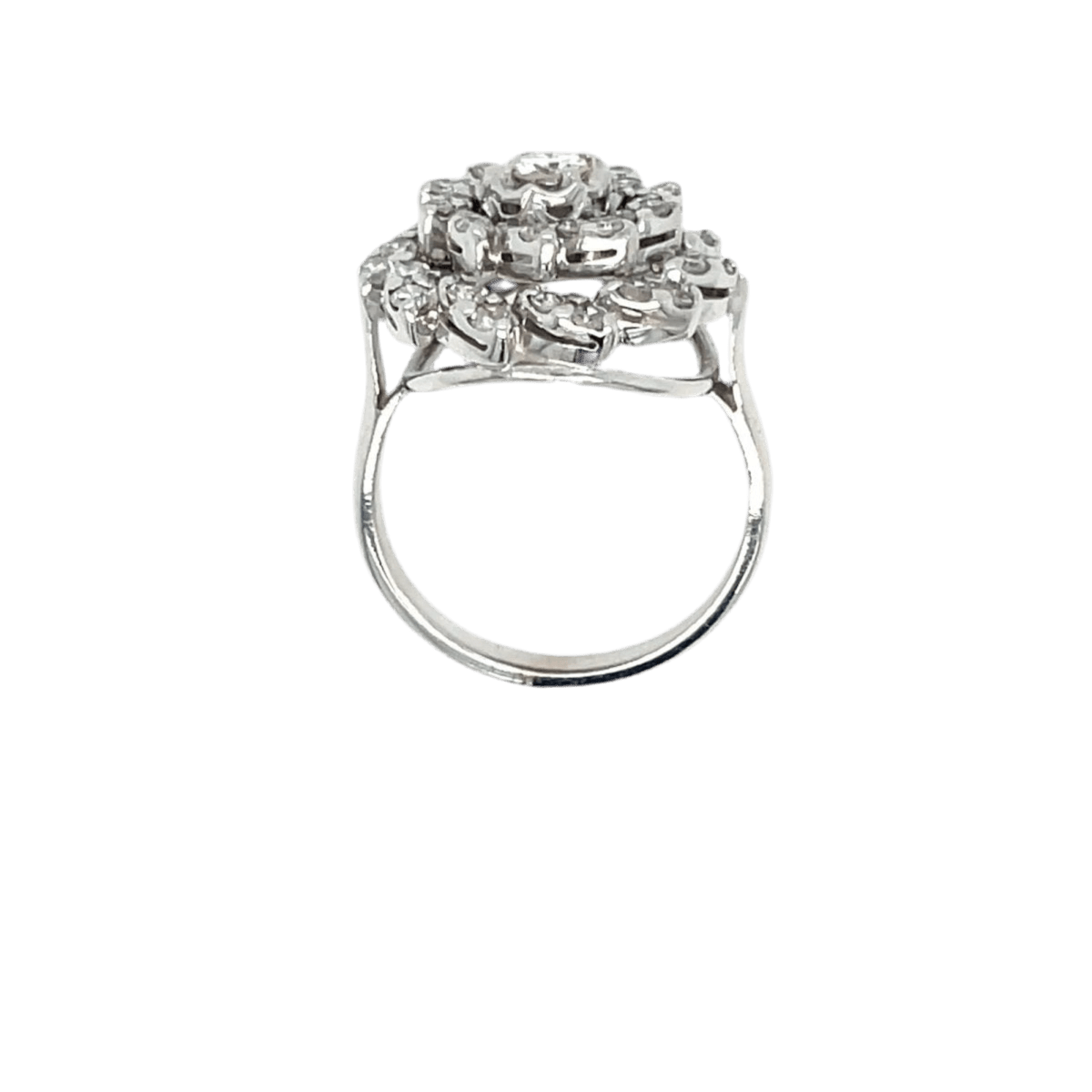 Bague en or blanc et diamants - Castafiore