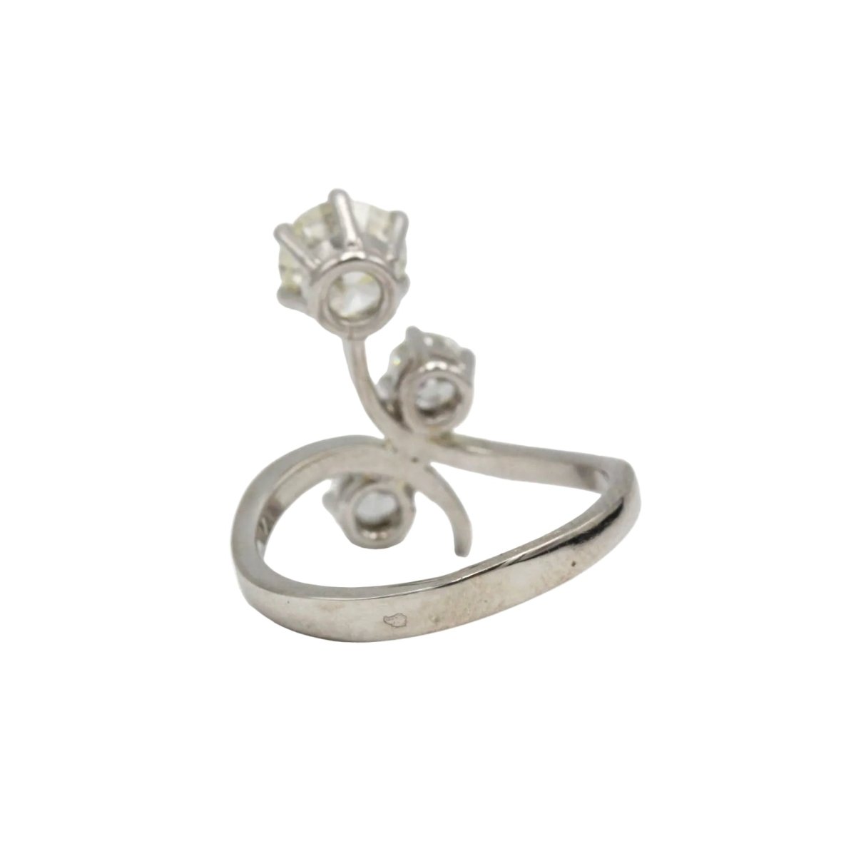 Bague en or blanc et diamants - Castafiore