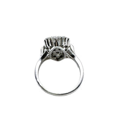 Bague en or blanc et diamants - Castafiore