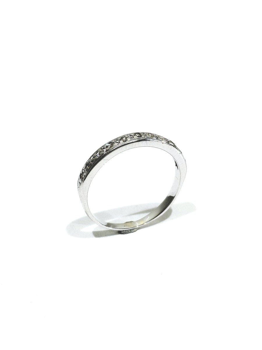Bague en or blanc et diamants - Castafiore