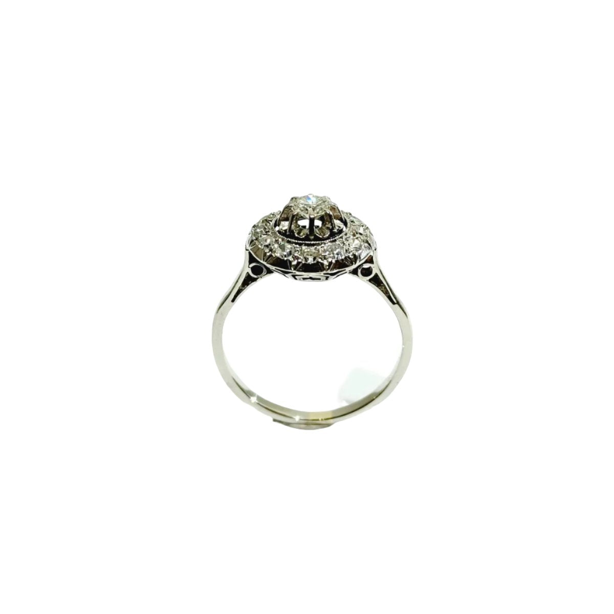 Bague En Or Blanc Et Diamants - Castafiore