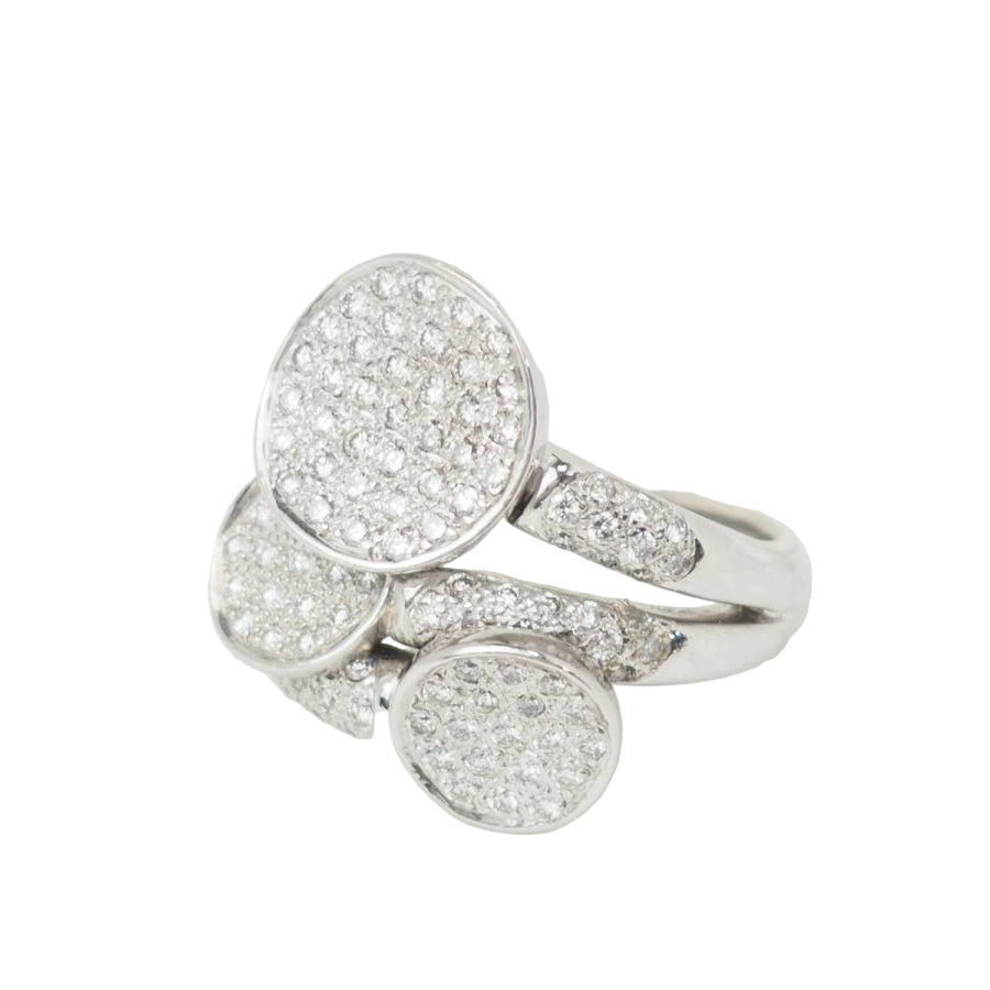 Bague en or blanc et diamants - Castafiore