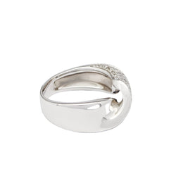 Bague en or blanc et diamants - Castafiore