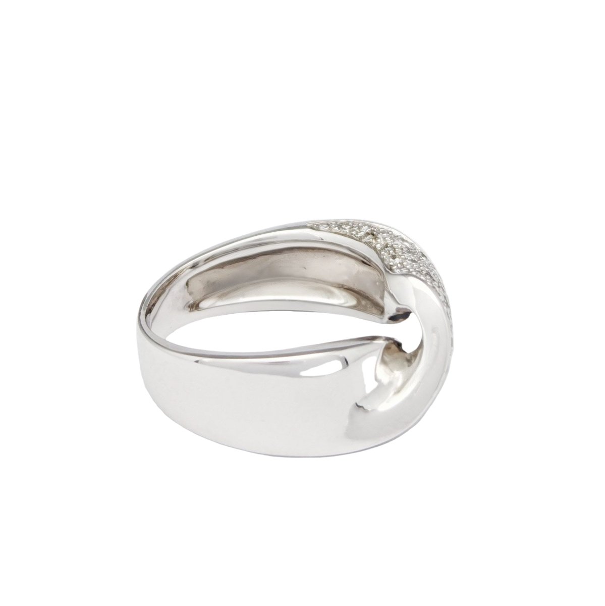 Bague en or blanc et diamants - Castafiore