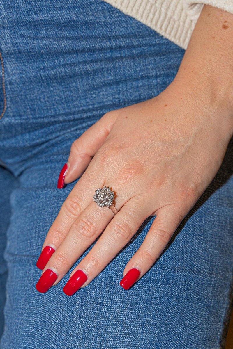 Bague en or blanc et diamants - Castafiore