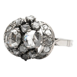 Bague en or blanc et diamants - Castafiore
