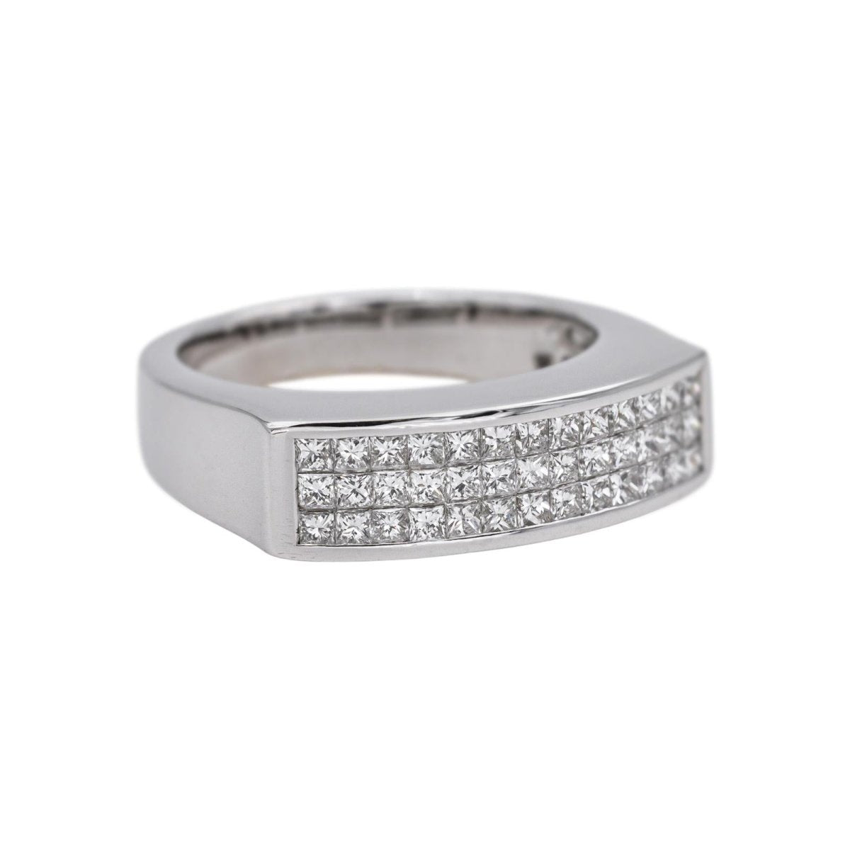 Bague en or blanc et diamants - Castafiore