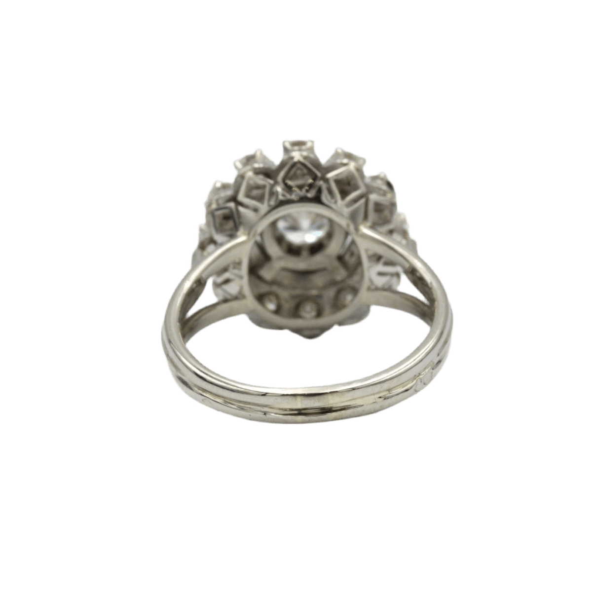 Bague en or blanc et diamants - Castafiore