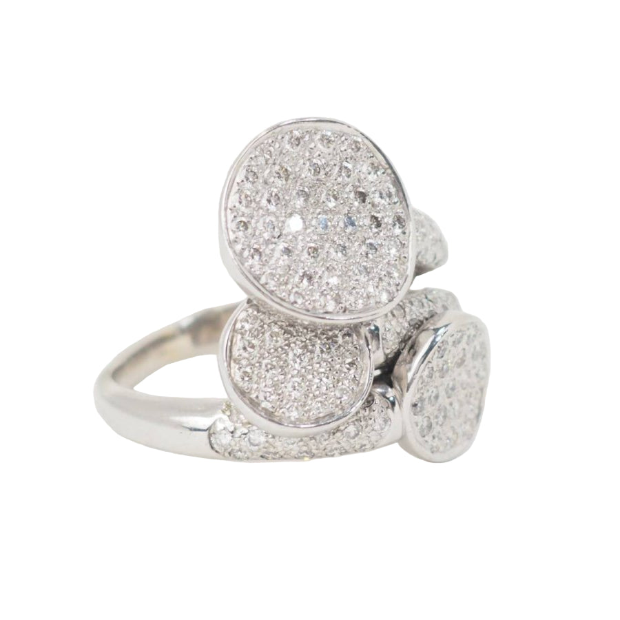 Bague en or blanc et diamants - Castafiore
