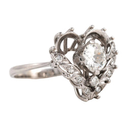 Bague en or blanc et diamants - Castafiore