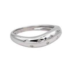 Bague en or blanc et diamants - Castafiore